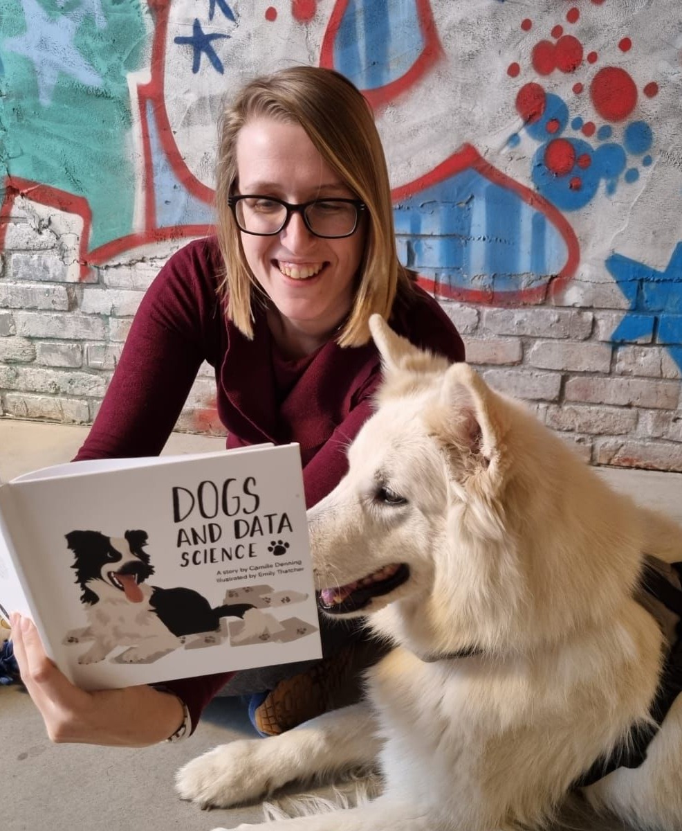 With the dog and the Dogs and Data Science book